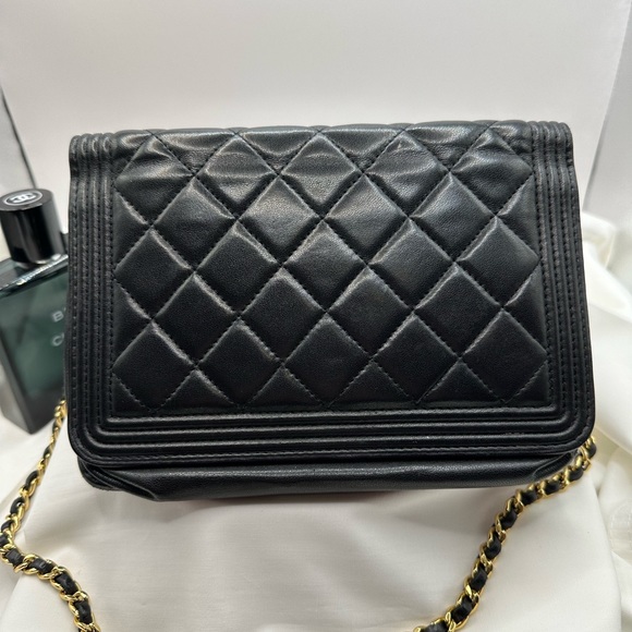 CHANEL LAMBSKIN WOC BOY BAG 2015-2016 - Picture 11 of 12